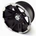 Aluminum Wheel, Black, 17 inch X 9 inches, 5 x 5-inch Bolt Pattern