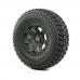 Wheel/Tire Package, 17 Inch XHD, Black Satin, 37x12.50x17 ATZ P3
