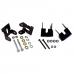 Control Arm Skid Plate Kit, Front And Rear, Black, Rugged Ridge, Jeep Wrangler (JK) 07-10, 4 Pieces