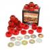 Body Mount Kit, Red, 87-95 (YJ), 22 Pieces