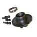 Front Axle Wheel Hub Fits 61-72 Jeep with Dana 27 front (Includes studs & cups)