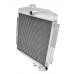 Radiator, 3 Core Fits: 1964-1969 Jeep CJ5, CJ6 With 225 V6 Engine (Fits models with 17" Wide Core)